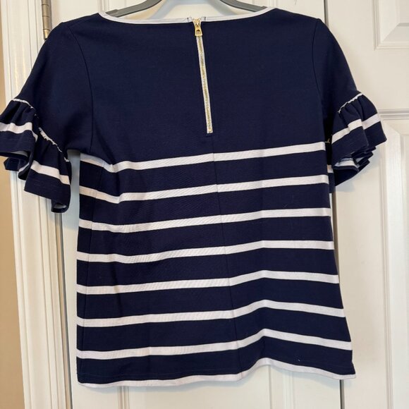 Sail to Sable Ruffled Sleeve Shirt - Picture 2 of 4